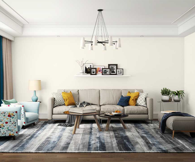 Try Skimmed Cream House Paint Colour Shades for Walls