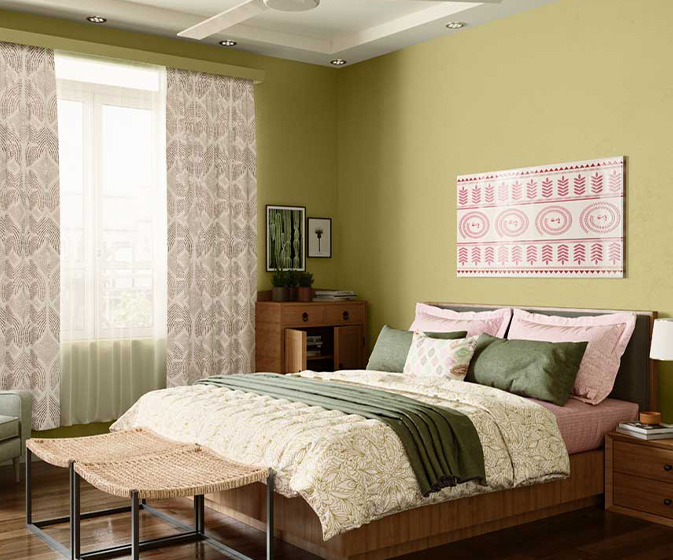 Young Green 7808 House Wall Painting Colour Asian Paints