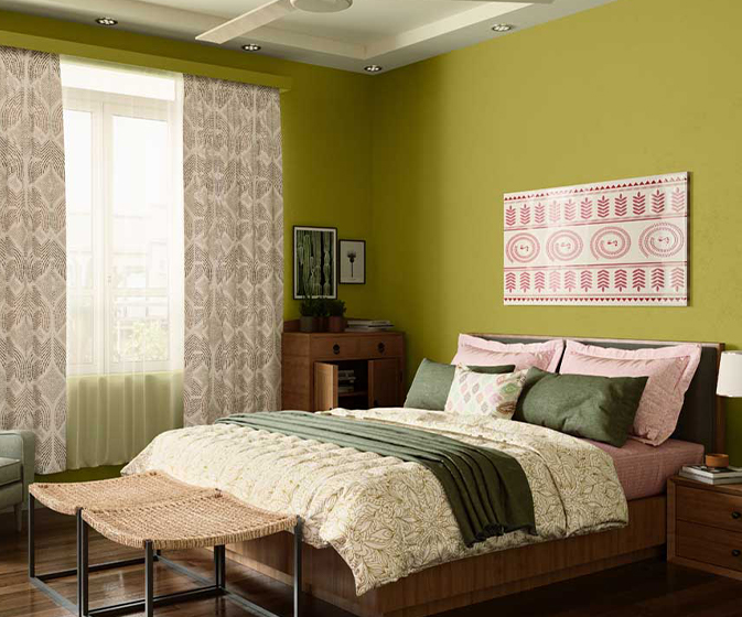 Try Kitchen Garden House Paint Colour Shades for Walls - Asian Paints