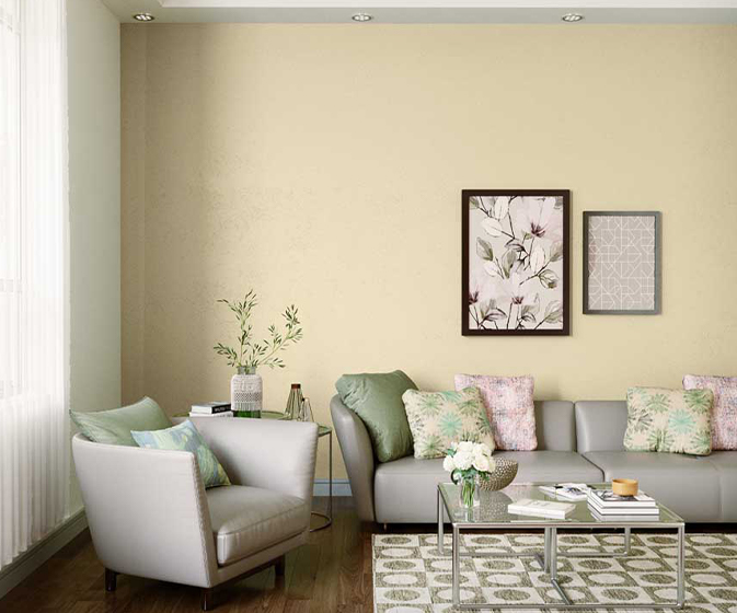 Banana Cream 7850 House Wall Painting Colour Asian Paints
