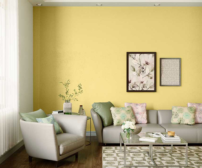 Lemon Burst (7864) House Wall Painting Colour