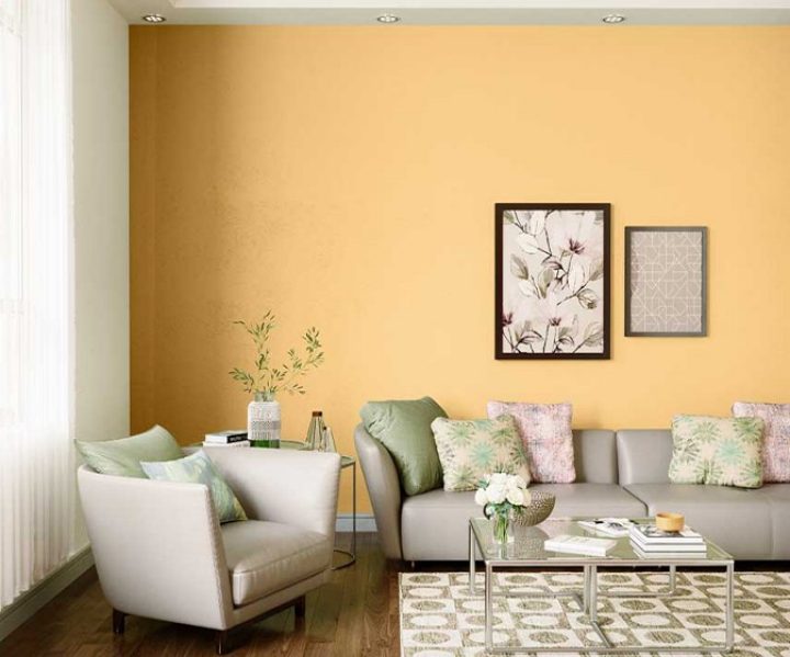 Try Yellow Metal House Paint Colour Shades For Walls Asian Paints - Asian Paints Metallic Colours For Walls