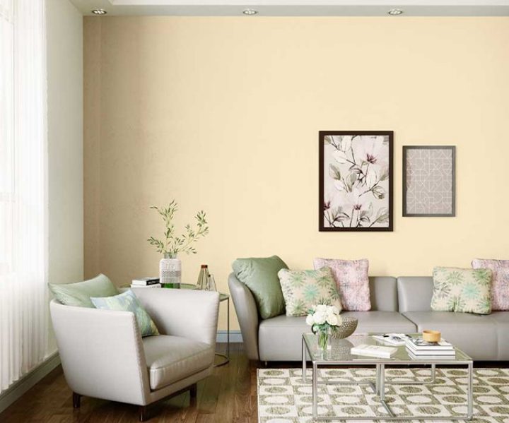 Cream Silk Wall Painting Colour 2200 Paint Shades By Asian Paints - Cream Color Paint Combination