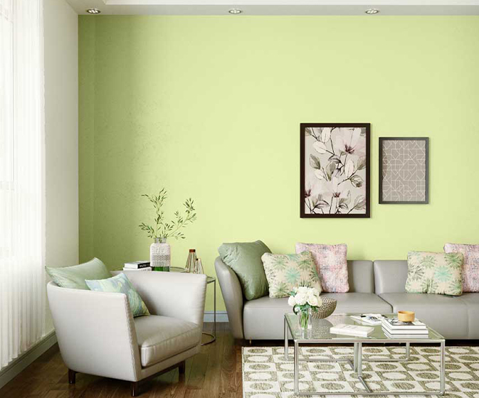 Pista Tinge Wall Painting Colour: 2200 Paint Colour Shades by Asian Paints