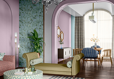 Contemporary yet Traditional Living Room Design Idea