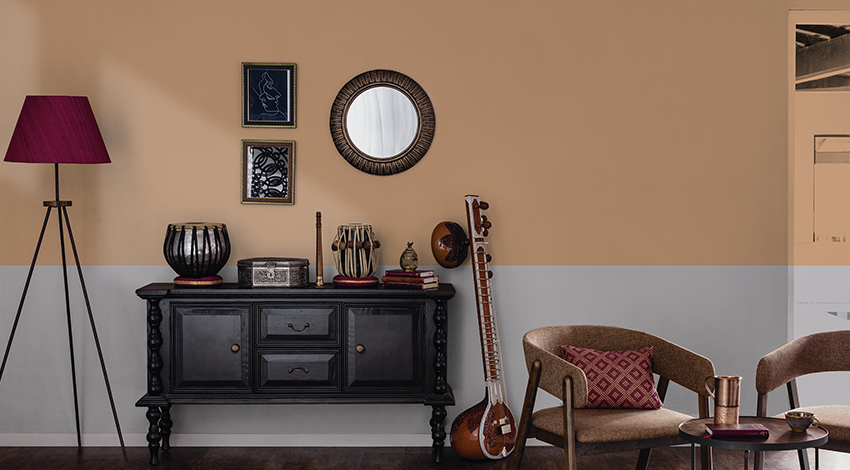 Earthen-Wall-Colour-Combinations-for-Living-Room