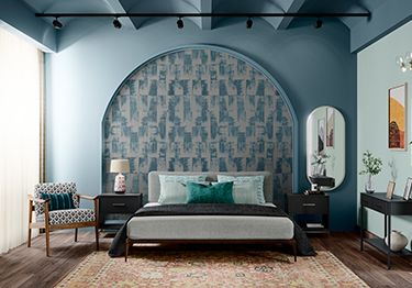 Electic Wall Painting Idea For Your Bedroom