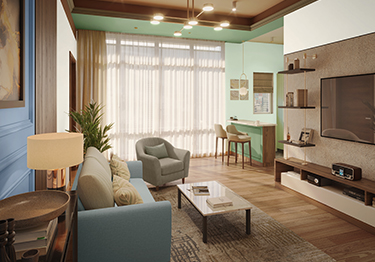Popular Living Room Colour Combination