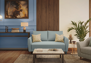 Three Colour Combination For Living Room