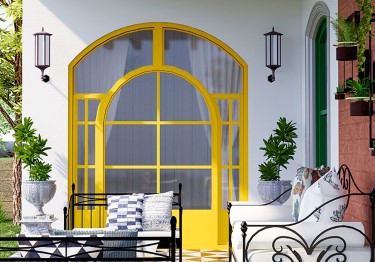 Beachy Outdoor Seating Design &nbsp;