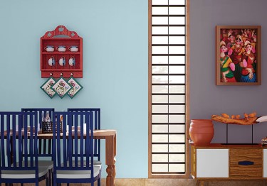 Blue Dining Room Design Idea&nbsp;