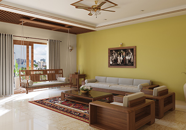 Elegant-Living-Room-with-Green-Accent-Wall-m