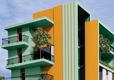 Sleek Three-storey Exterior Home Design Idea