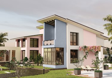 Tropical-style Exterior Home Design