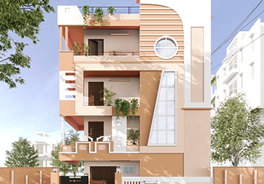 Two-tone Exterior Home Design&nbsp;