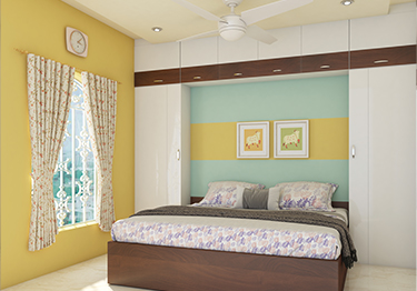 Vibrant and Playful Bedroom Design Idea