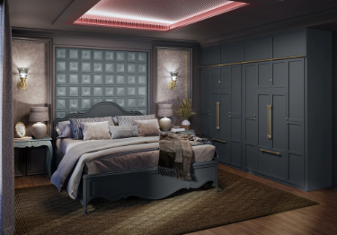 Dusky Blue Wardrobe Bedroom Style