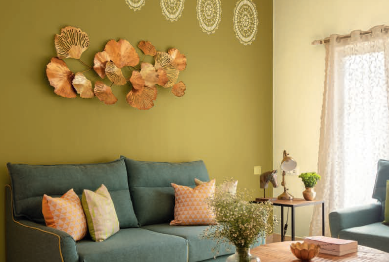 Interior Wall Paints, Colour Shades For Living Room From Asian Paints