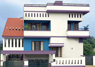 Purple and Beige Exterior Design Idea&nbsp;&nbsp;