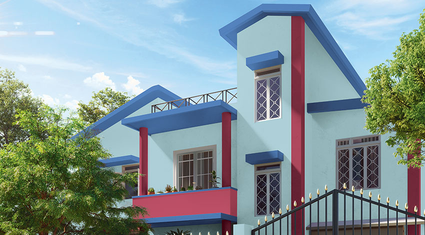 Teal-and-Maroon-Exterior-Colour-Combination-Idea