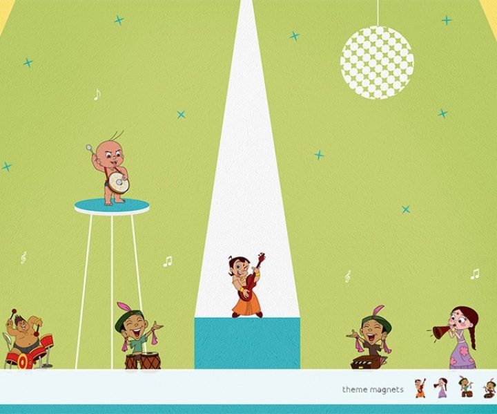 Party All Night Kids Wall Theme - Asian Paints
