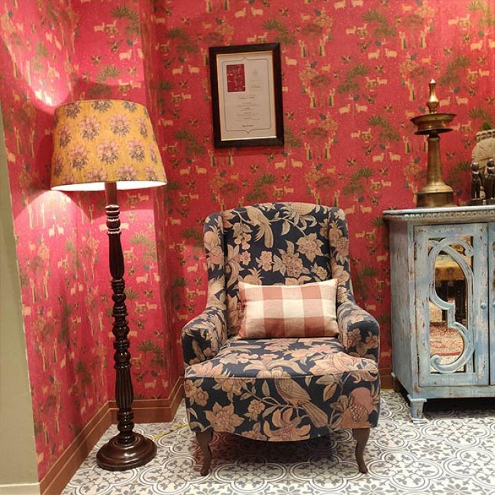 Red Toile Wallpaper Youll Love in 2023  Wayfair Canada