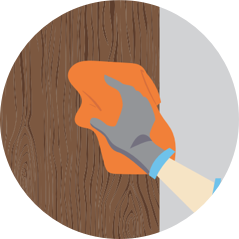 Illustrated image of Staining