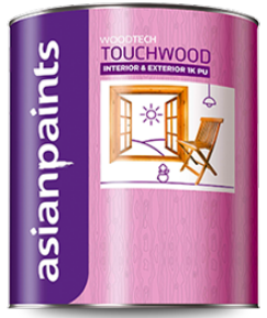 Woodtech Touchwood Interior & Exterior 1kpu Wood Paint - Asian Paints
