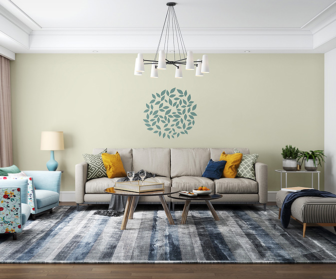 Bush - Online Wall Stencil Design Patterns - Asian Paints