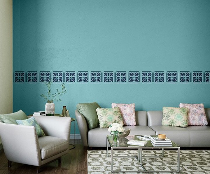 Frames - Online Wall Stencil Design Patterns - Asian Paints