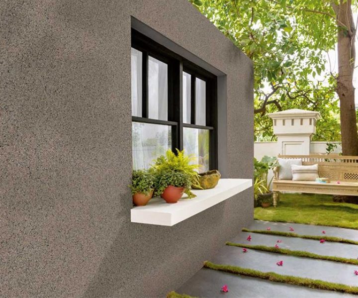 Graniza Co Etxt3001cmb1010 Wall Texture Design Asian Paints - Light Grey Outdoor Wall Paint