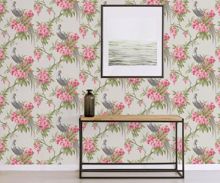 CREATING A FOCAL POINT WITH WALLPAPER  Rockabye Mommy