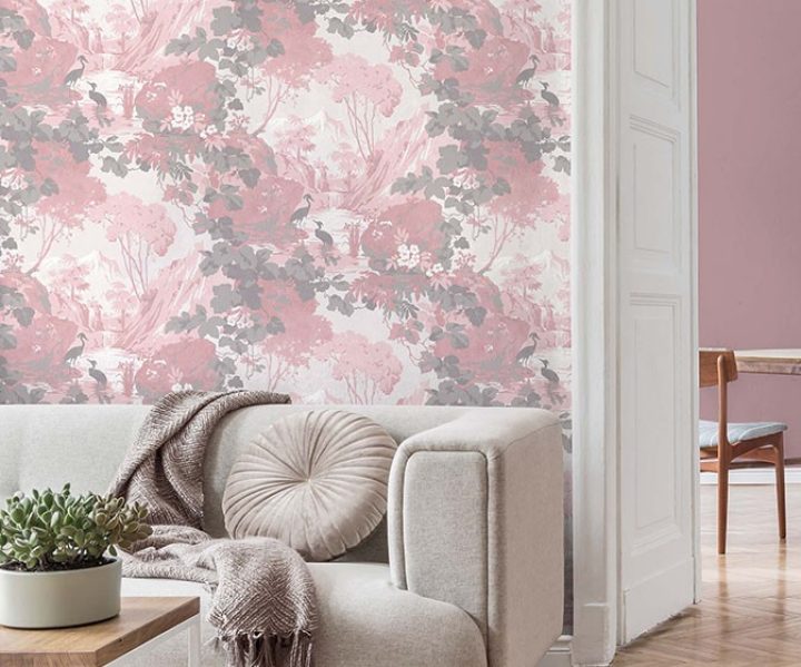Lovely Pink Wallpaper Compendium 2 Eden Tranquil Scene by Asian