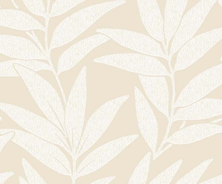 Scandi Leaf Green Wallpaper - Wallpaper Inn