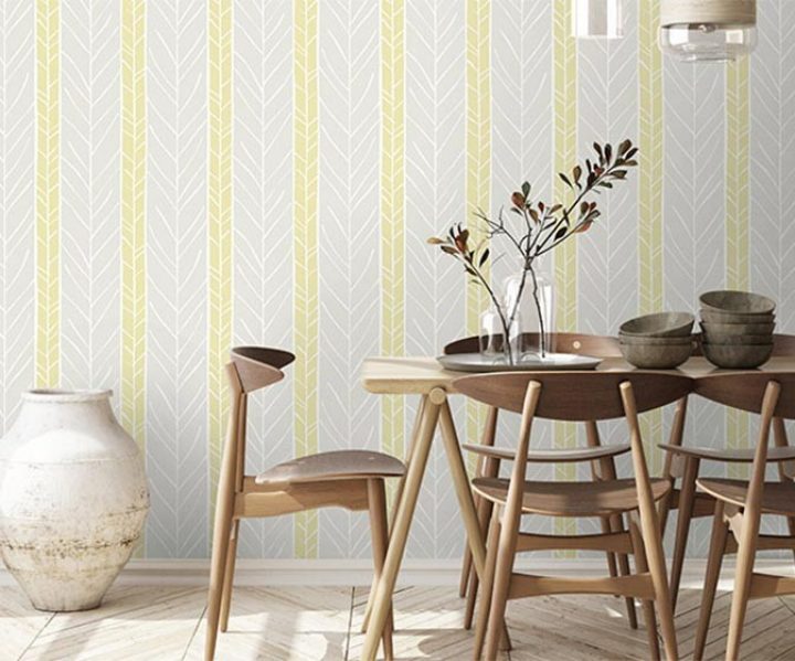 Royal Pattern PVC Bedroom Wallpaper For Home