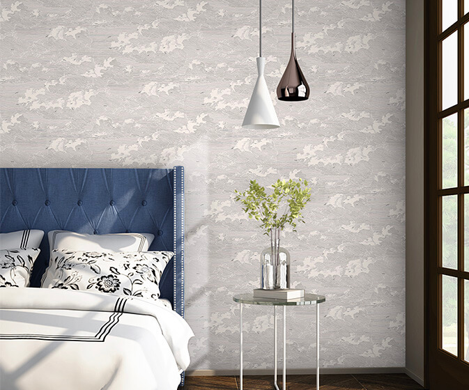 Geonature Osiris wallcovering from Nilaya by Asian Paints