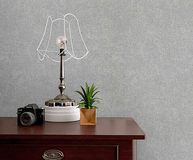 Pretty Grey Wallpaper - Topaz: Diva by Asian Paints