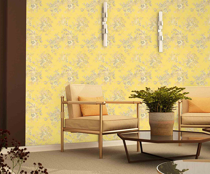 Nal Sarovar Water Lilies wallcovering from Nilaya by Asian Paints