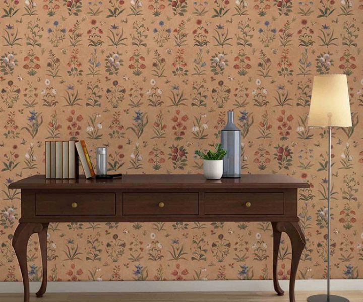 Sabyasachi - Anekbuti -gulaab Chandan wallcovering from Nilaya by Asian Paints Sabyasachi - Anekbuti -gulaab Chandan wallcovering from Nilaya by Asian Paints