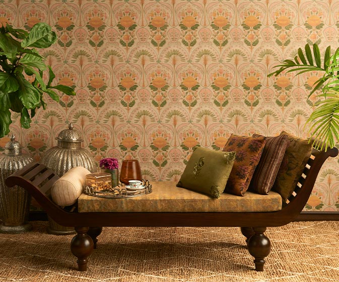 Sabyasachi The Great Moghol Traveller wallcovering from Nilaya by