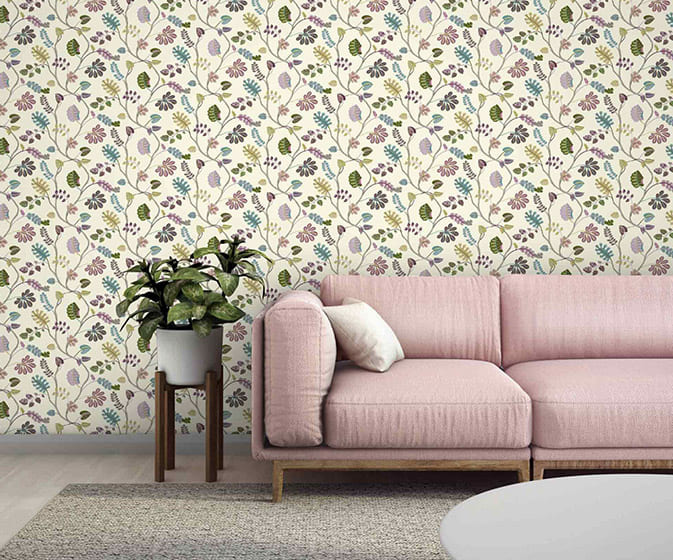 A-New-Leaf-W065D3XAY75 Wallpaper Design for Walls - Asian Paints