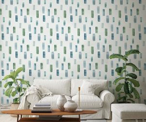 mock up poster frame in modern interior background, living room, Scandinavian style, 3D render, 3D illustration