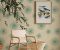 Mock up frame in home interior background, beige room with minimal decor