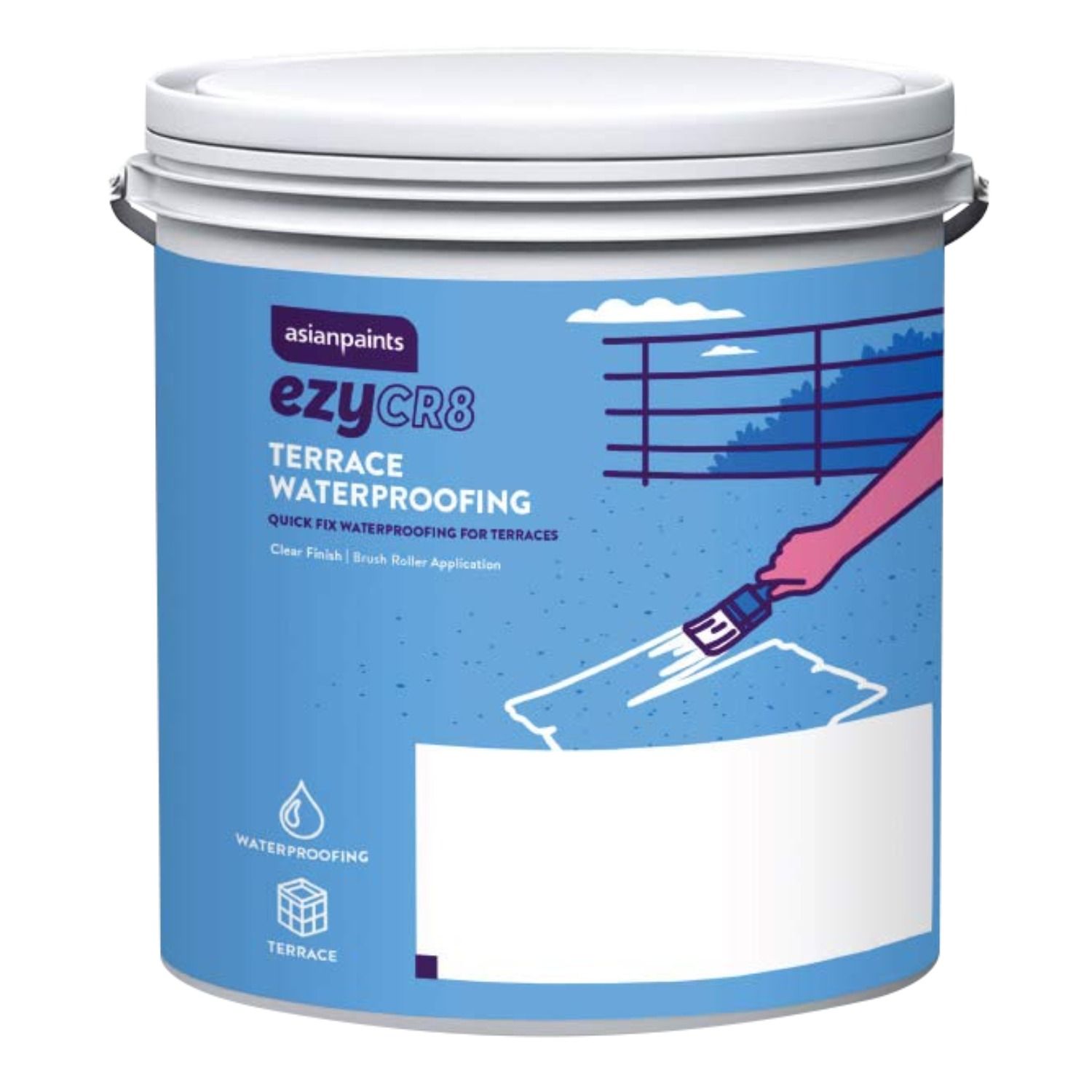 Ezy CR8 DIY Terrace Waterproofing Paint Asian Paints