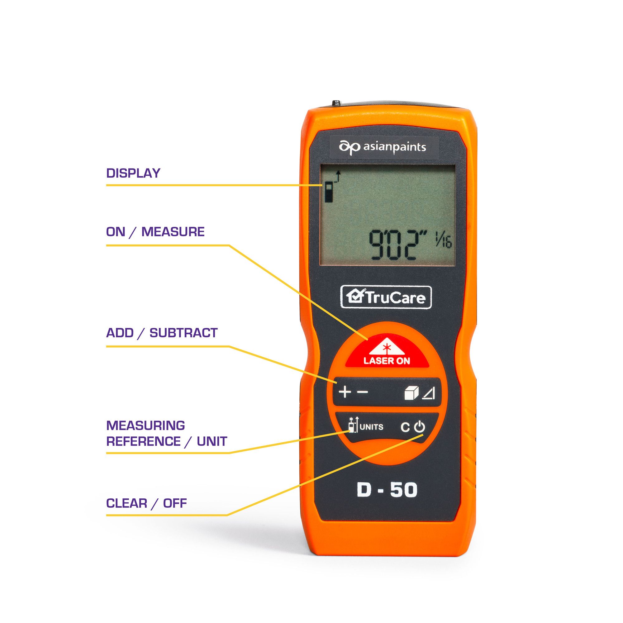 TruCare Laser Distance Meter D 50