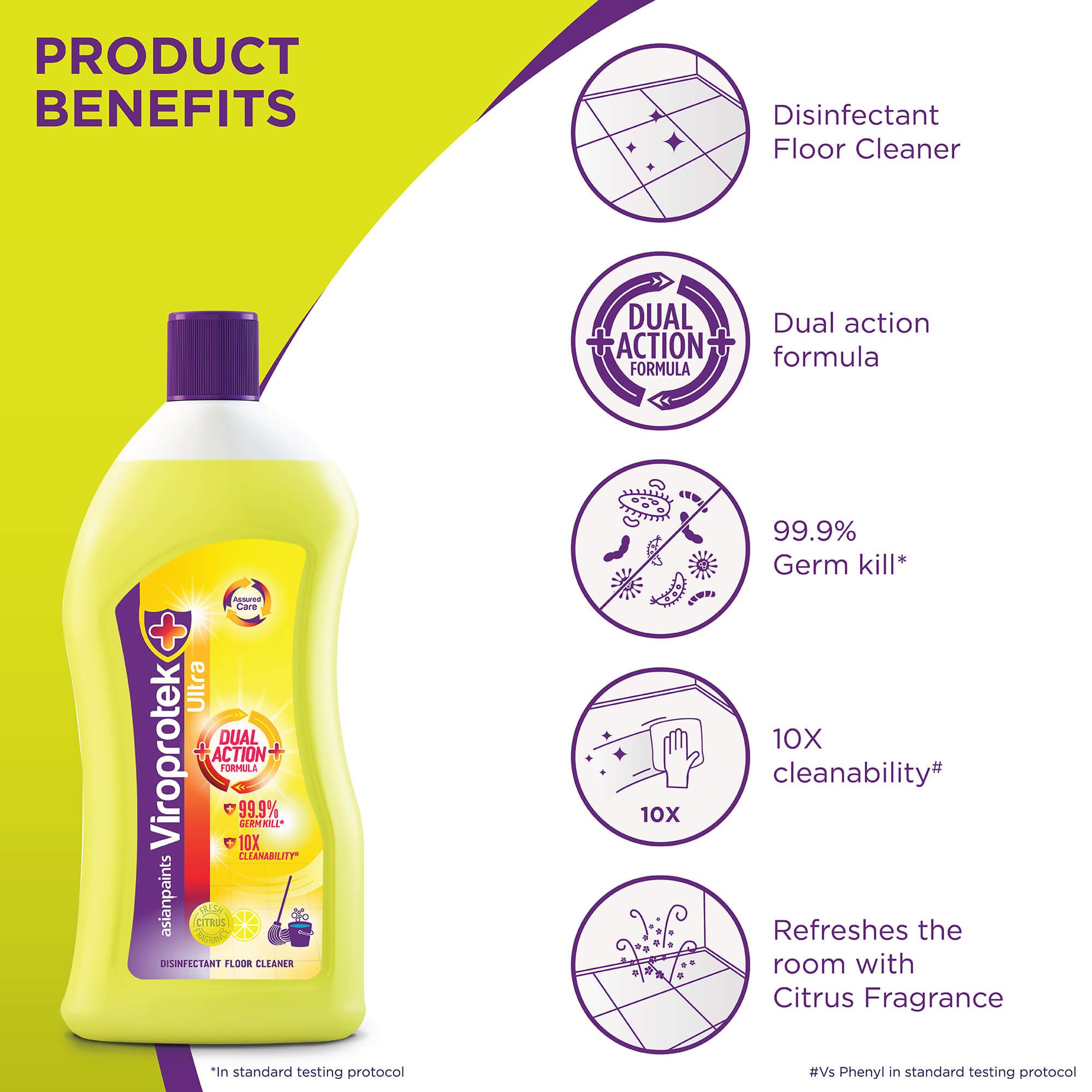 Viroprotek Ultra Floor Cleaner Citrus 500ml