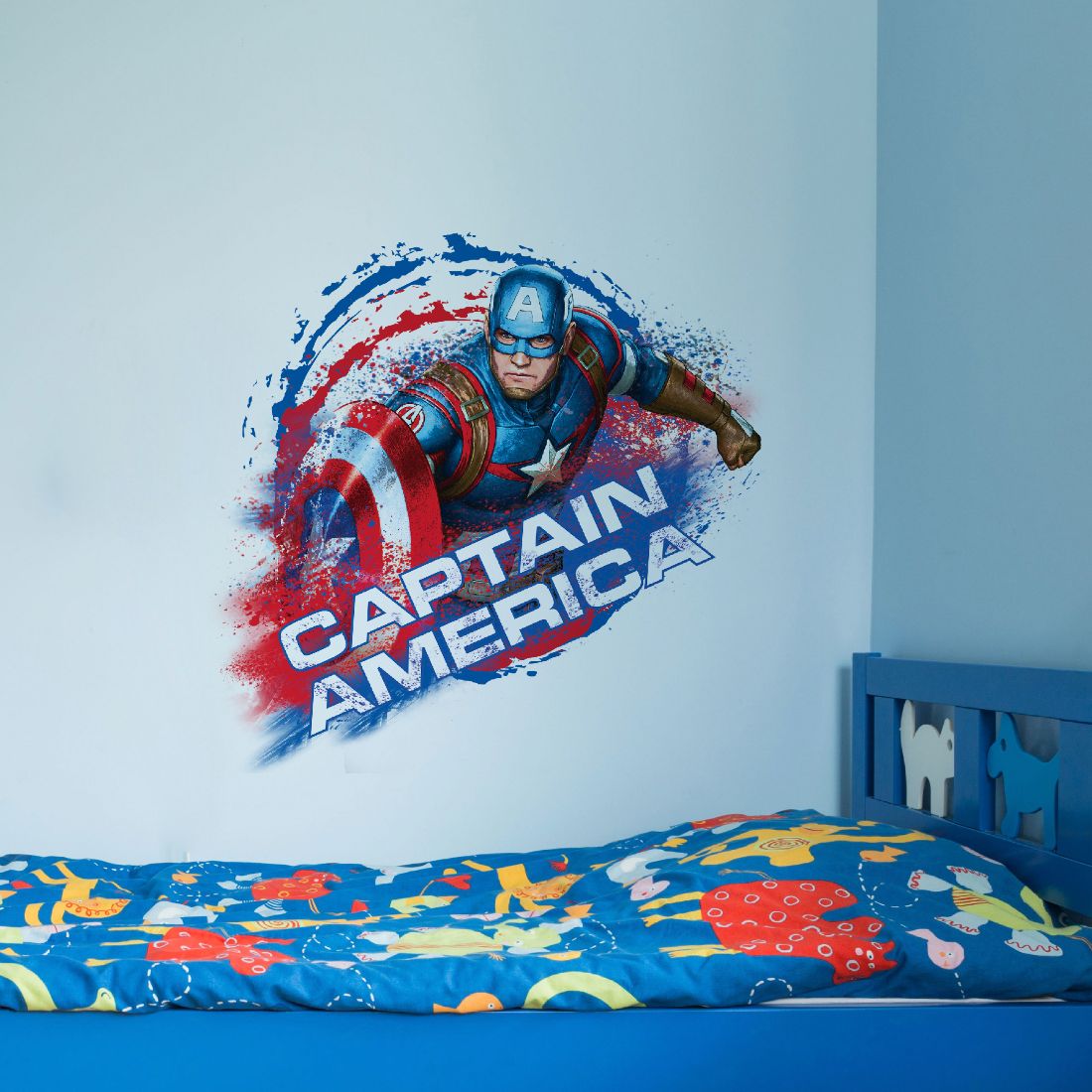 Boys Marvel Boys Captain America Stained Glass Shield