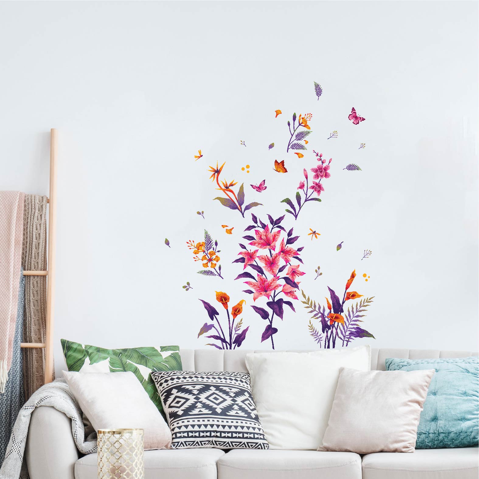 Fairy Garden Large Wall Sticker | Dunelm
