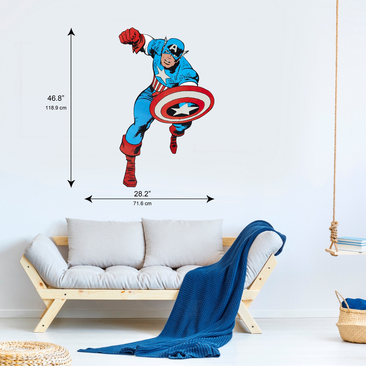 Marvel Captain America Classic Sticker Decal 6/" Licensed New