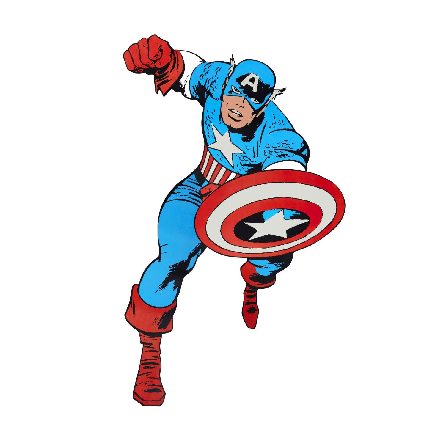 Marvel Classic Captain America Giant Wall Sticker